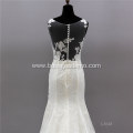 Arabic Long Sleeve bridal Ball Gown jancember mermaid Lace Appliques Wedding Dresses Bridal Gowns